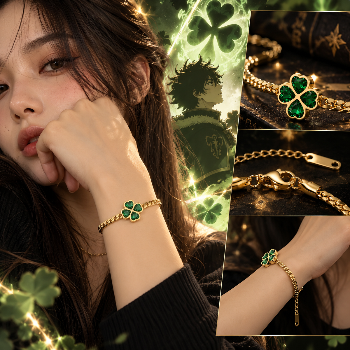 Pulsera “Trebol” | Colección Yuno